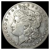 1904-S Silver Morgan Dollar NEARLY UNCIRCULATED