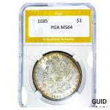 1885 Morgan Silver Dollar PGA MS64