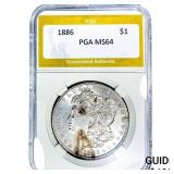 1886 Morgan Silver Dollar PGA MS64
