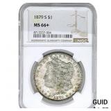 1879-S Morgan Silver Dollar NGC MS66+