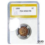 1896 Indian Head Cent PGA MS64 RB