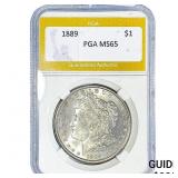 1889 Morgan Silver Dollar PGA MS65