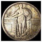 1918-S Silver Standing Liberty Quarter NEARLY UNCI