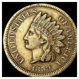 1859 Indian Head Cent NEARLY UNCIRCULATED