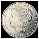 1885 Silver Morgan Dollar GEM BU