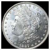 1887 Morgan Silver Dollar UNCIRCULATED