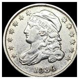 1834 Capped Bust Dime CLOSELY UNCIRCULATED
