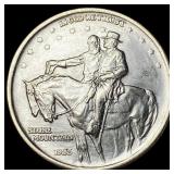 1925 Stone Mountain Silver Half Dollar CLOSELY UNC