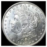1887 Silver Morgan Dollar UNCIRCULATED