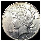 1927 Peace Silver Dollar CLOSELY UNCIRCULATED