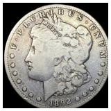 1892-CC Silver Morgan Dollar NICELY CIRCULATED