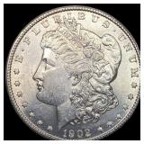 1902-O Silver Morgan Dollar CHOICE AU
