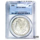 1896 Morgan Silver Dollar PCGS MS62
