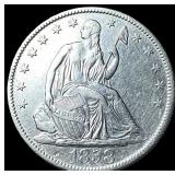 1858-O Silver Half Dollar CLOSELY UNCIRCULATED