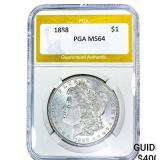 1888 Morgan Silver Dollar PGA MS64