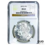 1879-S Morgan Silver Dollar NGC MS66