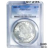 1885-O Morgan Silver Dollar PCGS MS63