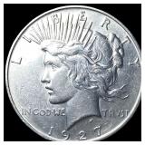 1927-D Silver Peace Dollar  CLOSELY UNCIRCULATED