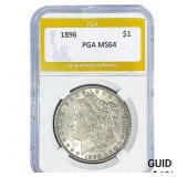 1896 Morgan Silver Dollar PGA MS64