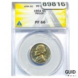 1954 Jefferson Nickel ANACS PF66 PROOF
