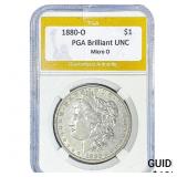 1880-O Morgan Silver Dollar PGA Brilliant UNC Micr