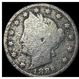 1886 Liberty Head Nickel NICELY CIRCULATED