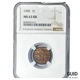 1905 Indian Head Cent NGC MS63 RB