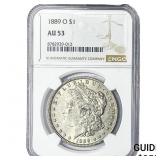 1889-O Morgan Silver Dollar NGC AU53