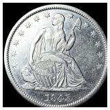 1843-O Silver Half Dollar CLOSELY UNCIRCULATED