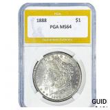 1888 Morgan Silver Dollar PGA MS64