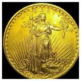 1908 No Motto Gold $20 Double Eagle UNCIRCULATED