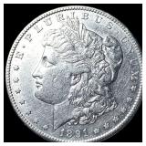 1891-S Silver Morgan Dollar CLOSELY UNCIRCULATED