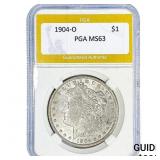 1904-O Morgan Silver Dollar PGA MS63