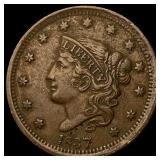 1837 Coronet Head Large Cent LIGHTLY CIRCULATED