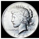 1921 Silver Peace Dollar CLOSELY UNCIRCULATED