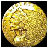 1915 Indian Head Gold $2.50 Quarter Eagle CLOSELY