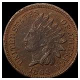 1864 Bronze Indian Head Cent NEARLY UNCIRCULATED
