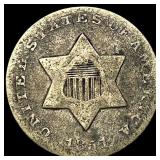 1851 Silver Three-Cent Piece NICELY CIRCULATED