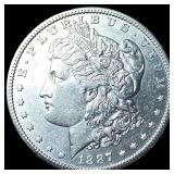 1887-S Silver Morgan Dollar CLOSELY UNCIRCULATED