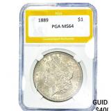 1889 Morgan Silver Dollar PGA MS64