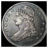 1838 Silver Half Dollar (Capped Bust) ABOUT UNCIRC