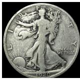 1920-D Silver Walking Liberty Half Dollar LIGHTLY