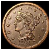 1856 Braided Hair Large Cent UNCIRCULATED
