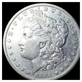 1892-S Silver Morgan Dollar  NEARLY UNCIRCULATED
