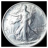 1917-S Silver Walking Liberty Half Dollar NEARLY U