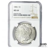 1886 Morgan Silver Dollar NGC MS64