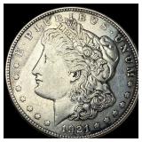 1921 Silver Morgan Dollar CLOSELY UNCIRCULATED
