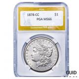 1878-CC Morgan Silver Dollar PGA MS66