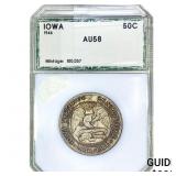 1946 Iowa Half Dollar PCI AU58