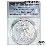 2011-W Silver Eagle ANACS SP70